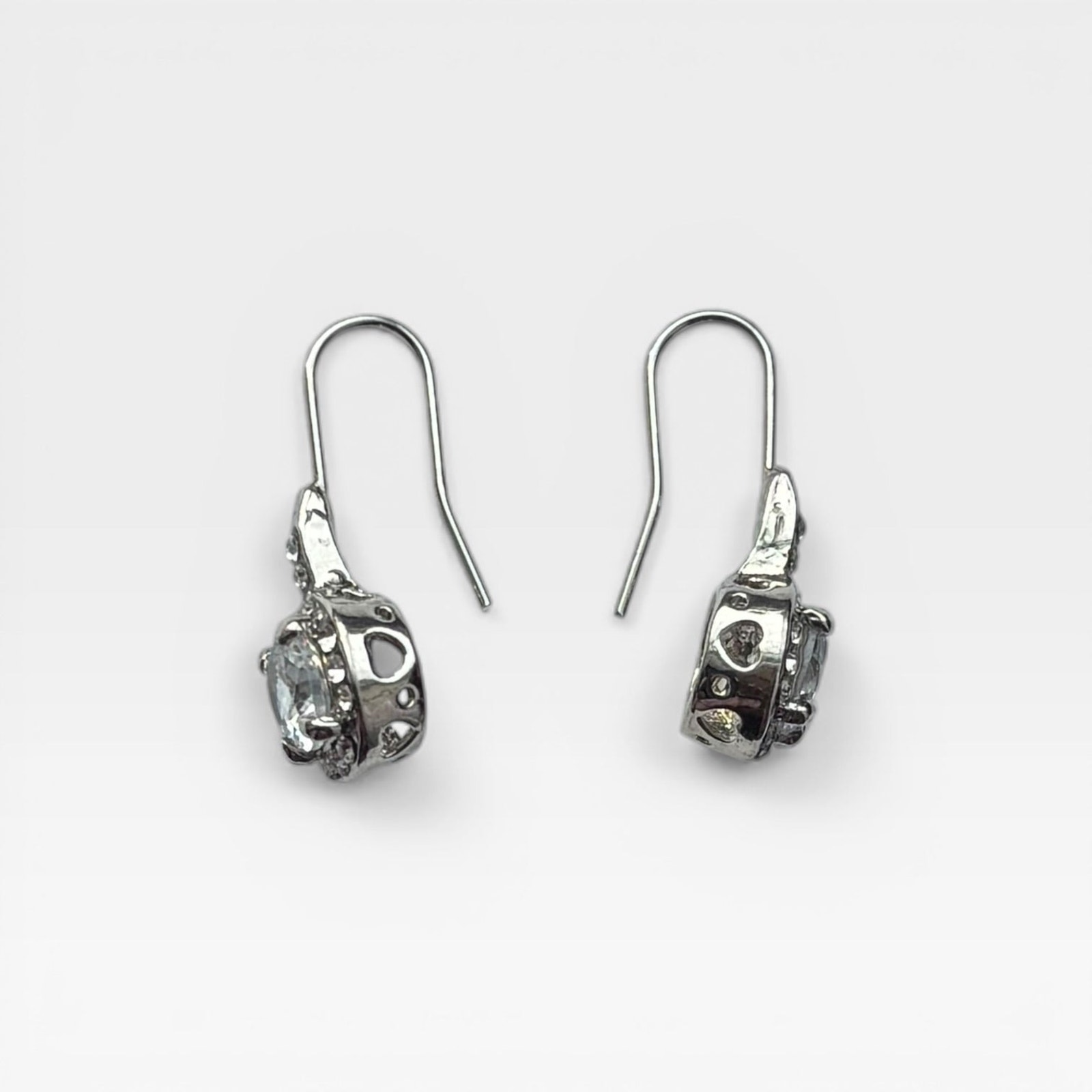 Small Round Crystal Drop Earrings 29$